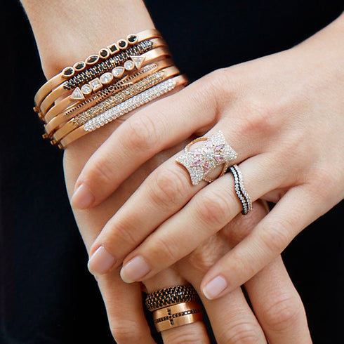 go for a yellow gold take on<br>shop the look > contrast splendor  <span class='visuallyhidden'>Call or text 323-404-2959 if you need shopping assistance.</span>